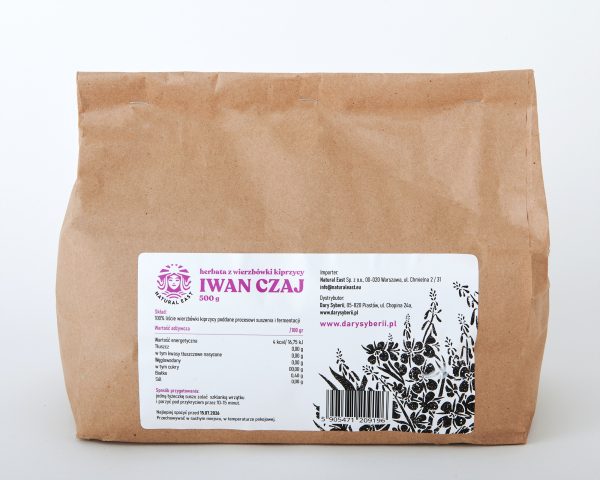 „Iwan czaj”  herbata z wierzbówki kiprzycy 500 g